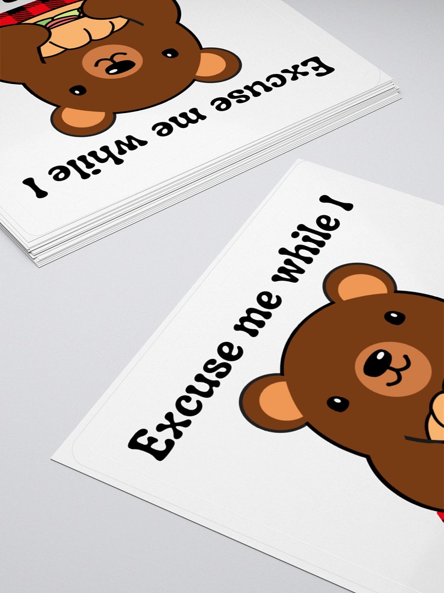 LumBEARsnack Sticker product image (11)