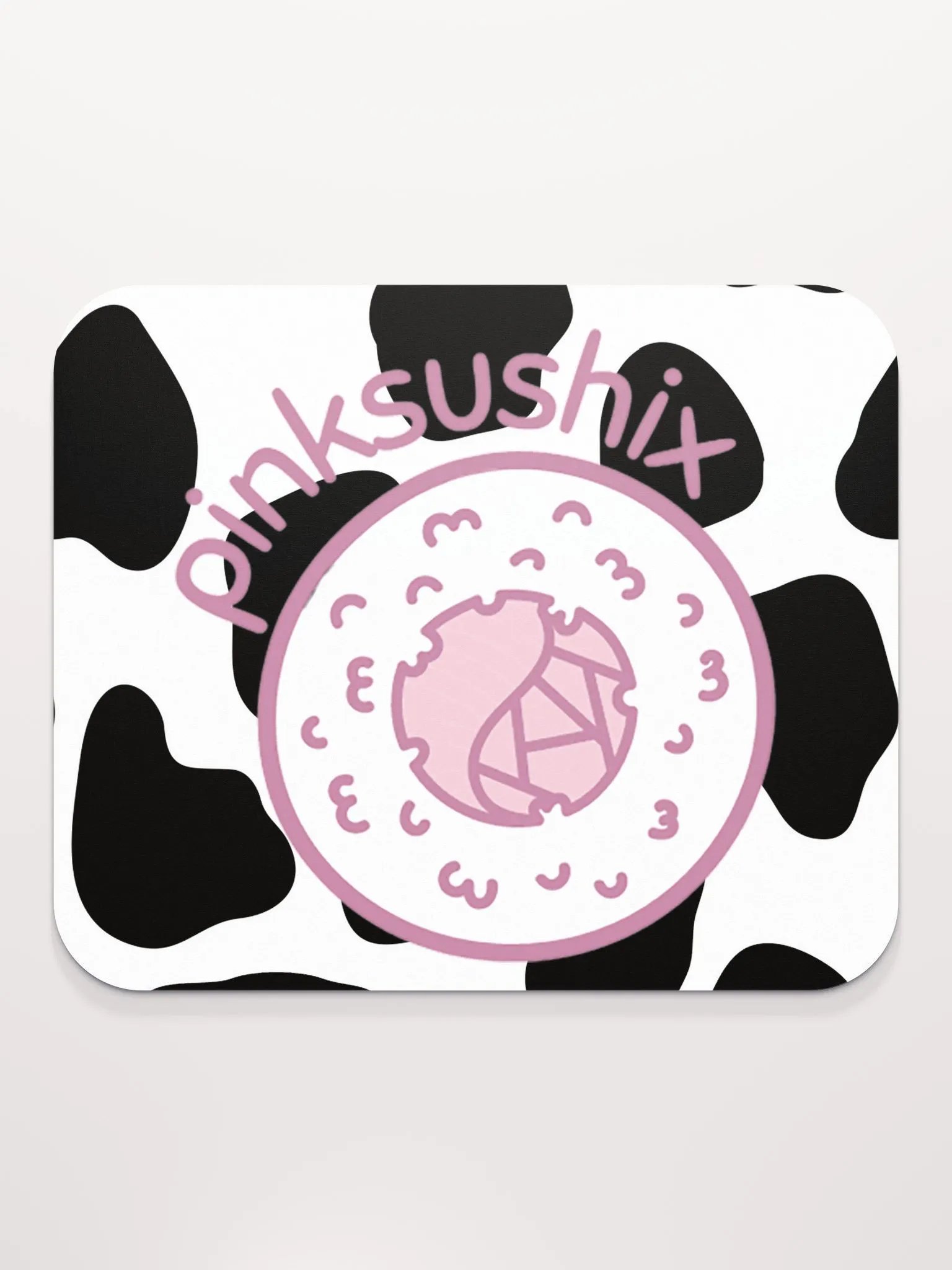 Cow Print PinkSushix Mouse Pad product image (2)