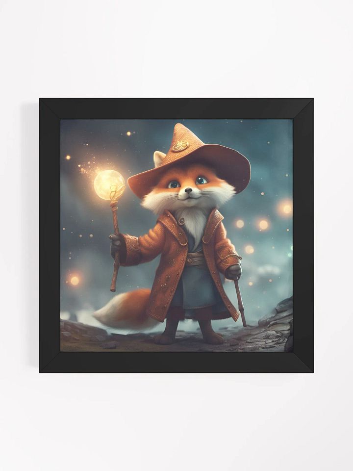Framed Fox Wizard Poster product image (4)