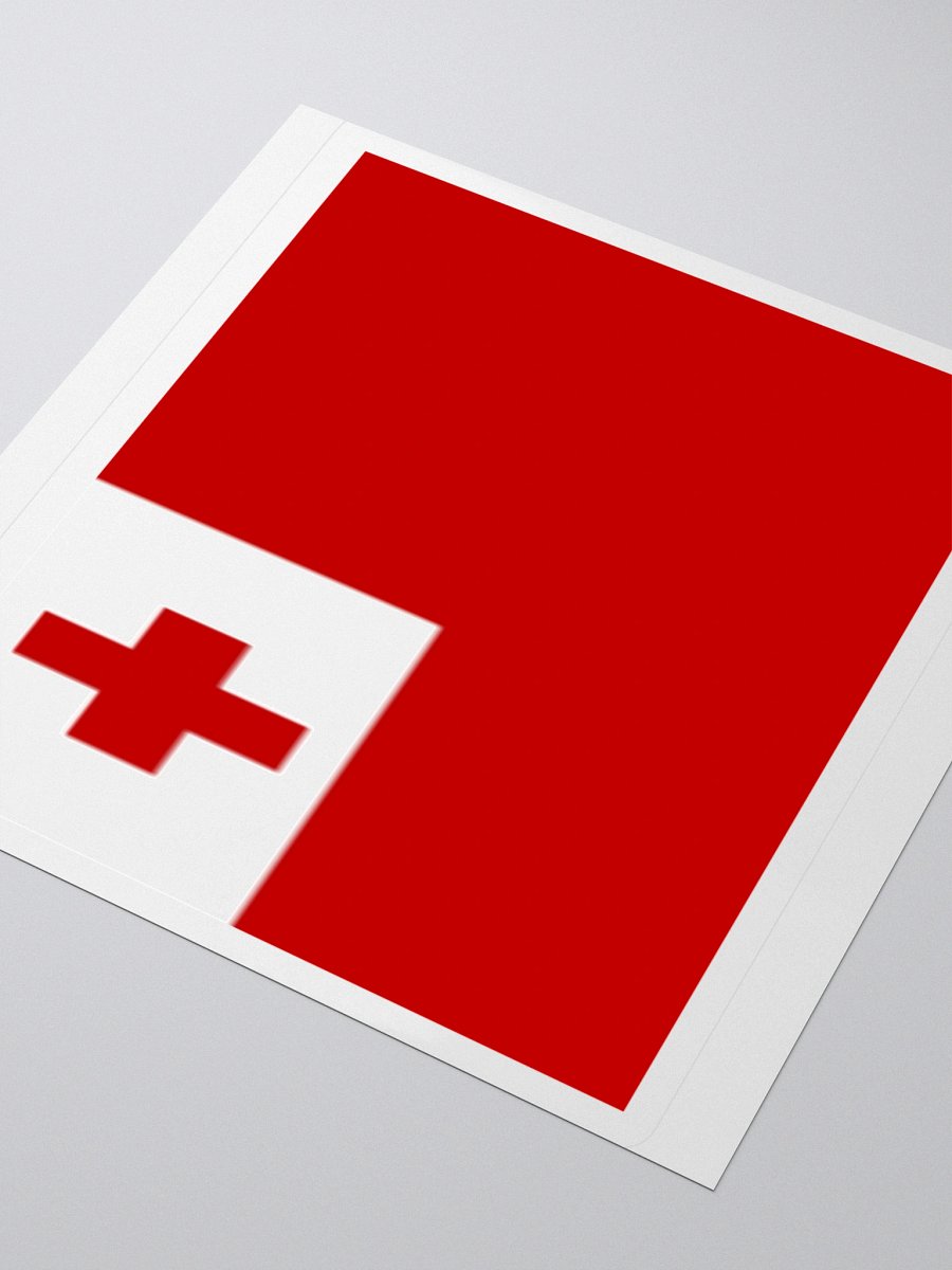 Tonga Flag Sticker - Premium Vinyl Design for National Pride product image (8)