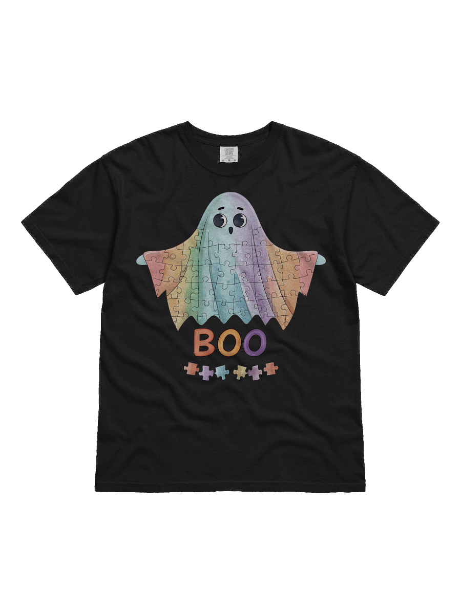 Rainbow Puzzle Ghost T-Shirt product image (4)