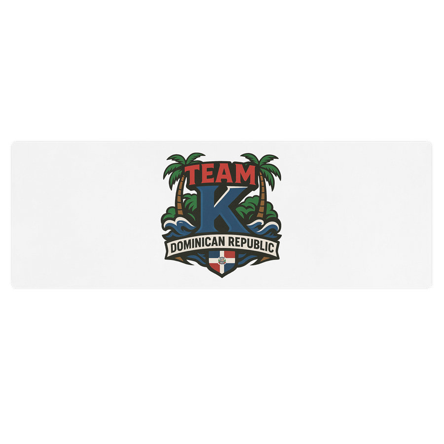 TEAM K Dominican Republic Yoga Mat product image (1)