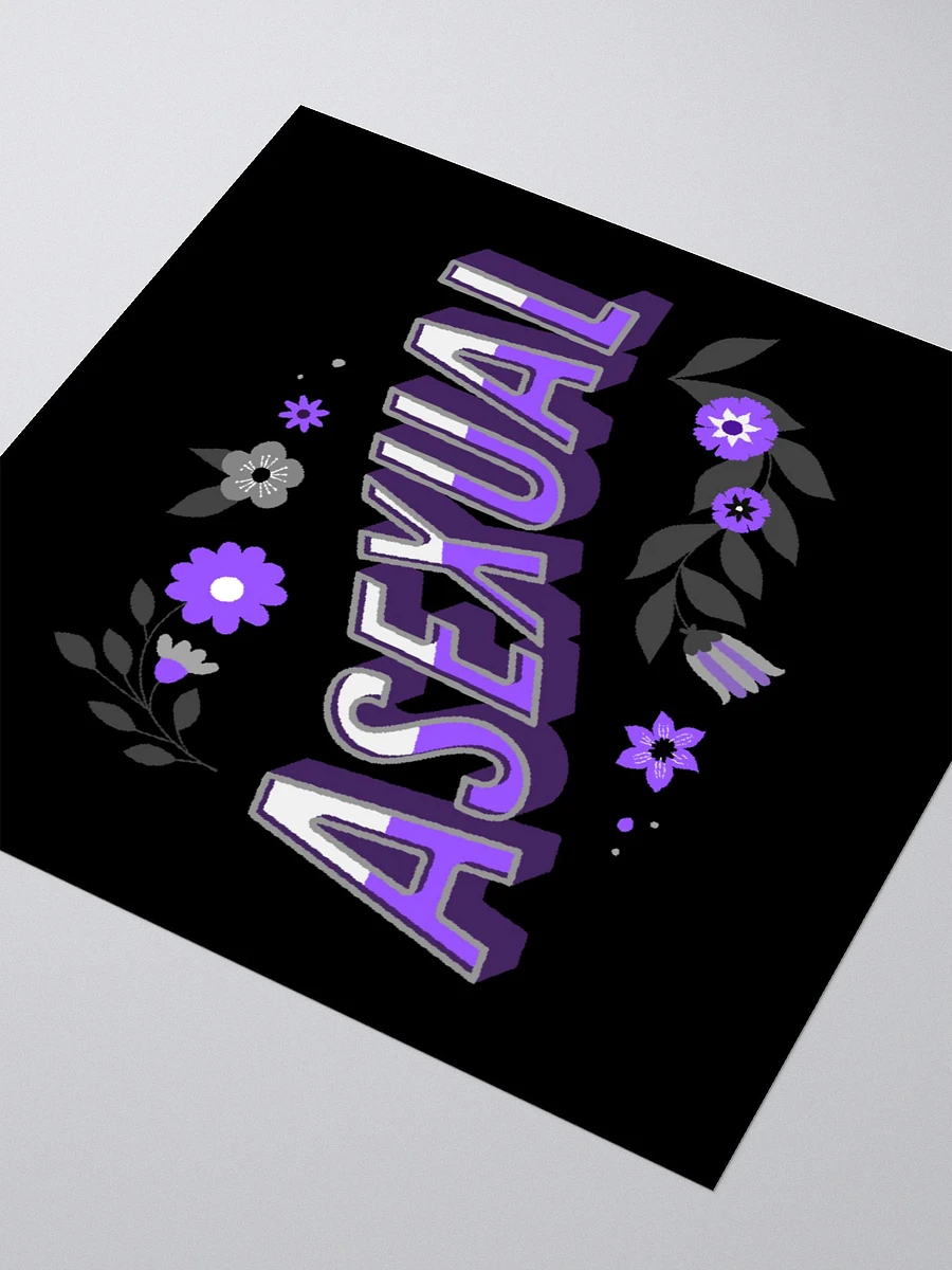 Floral Asexual Sticker product image (9)