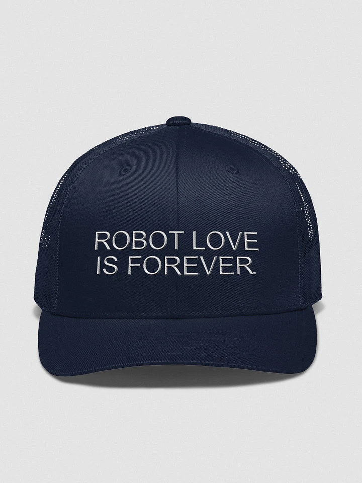 Robot love embroidered trucker hat product image (5)