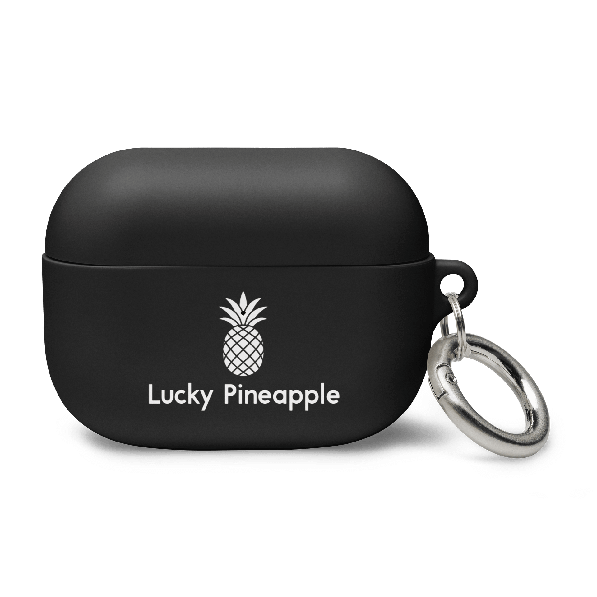 Lucky Pineapple Films Logo Black AirPods® Case product image (1)