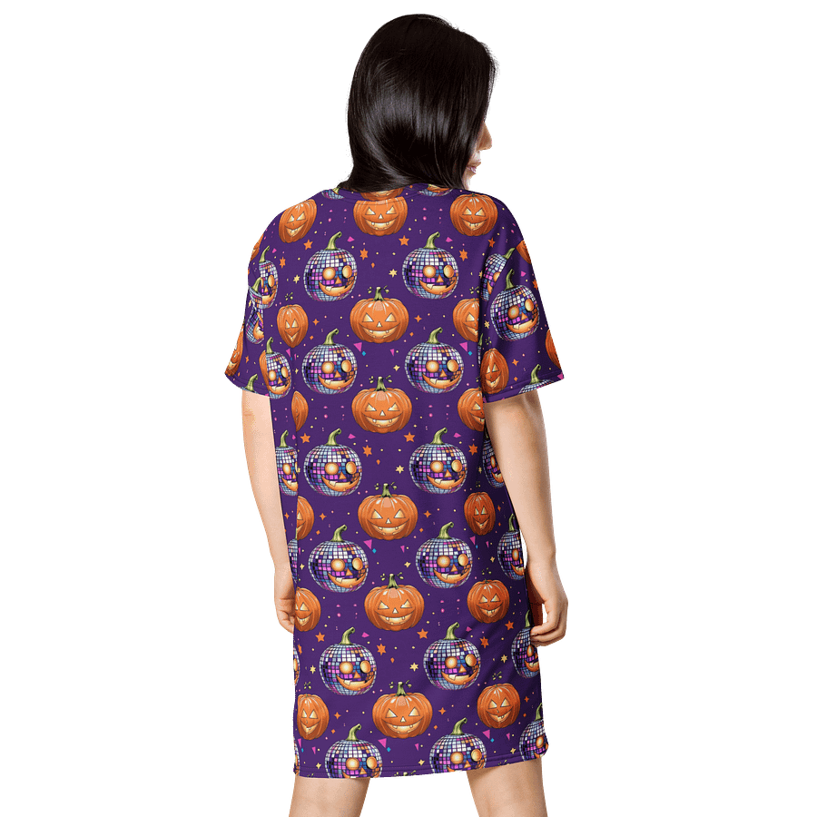Disco Pumpkin Party T-Shirt Dress product image (2)