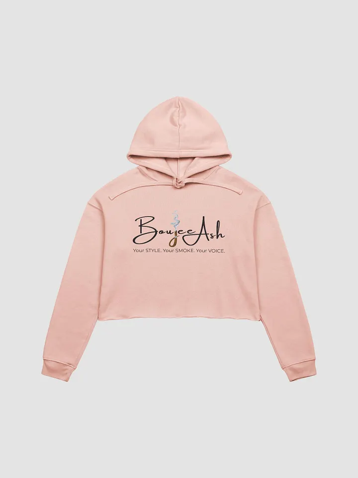 Boujee Ash Tagline Crop Hoodie product image (1)