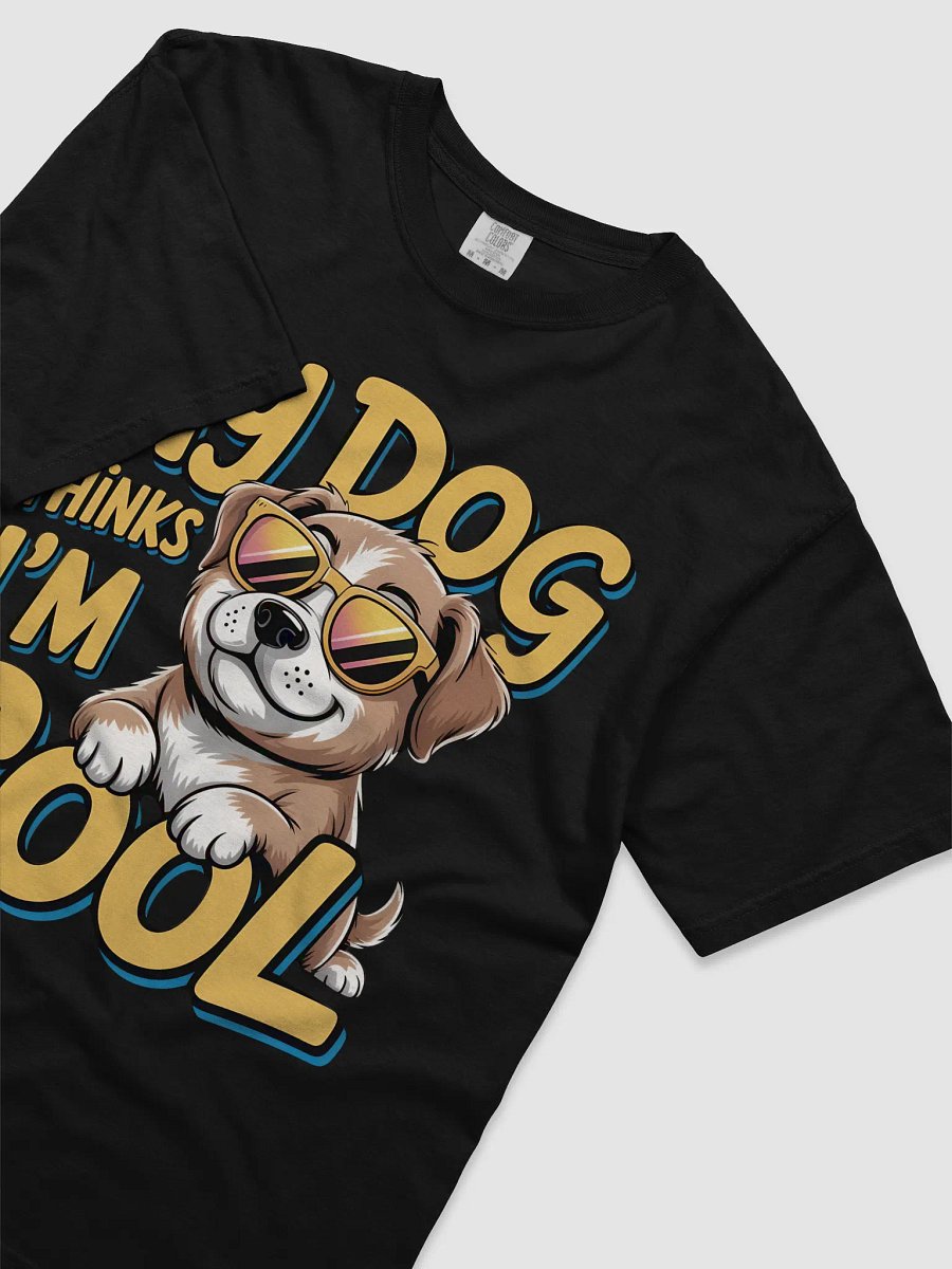 My Dog Thinks I'm Cool – Golden Retriever Cartoon T-Shirt product image (3)