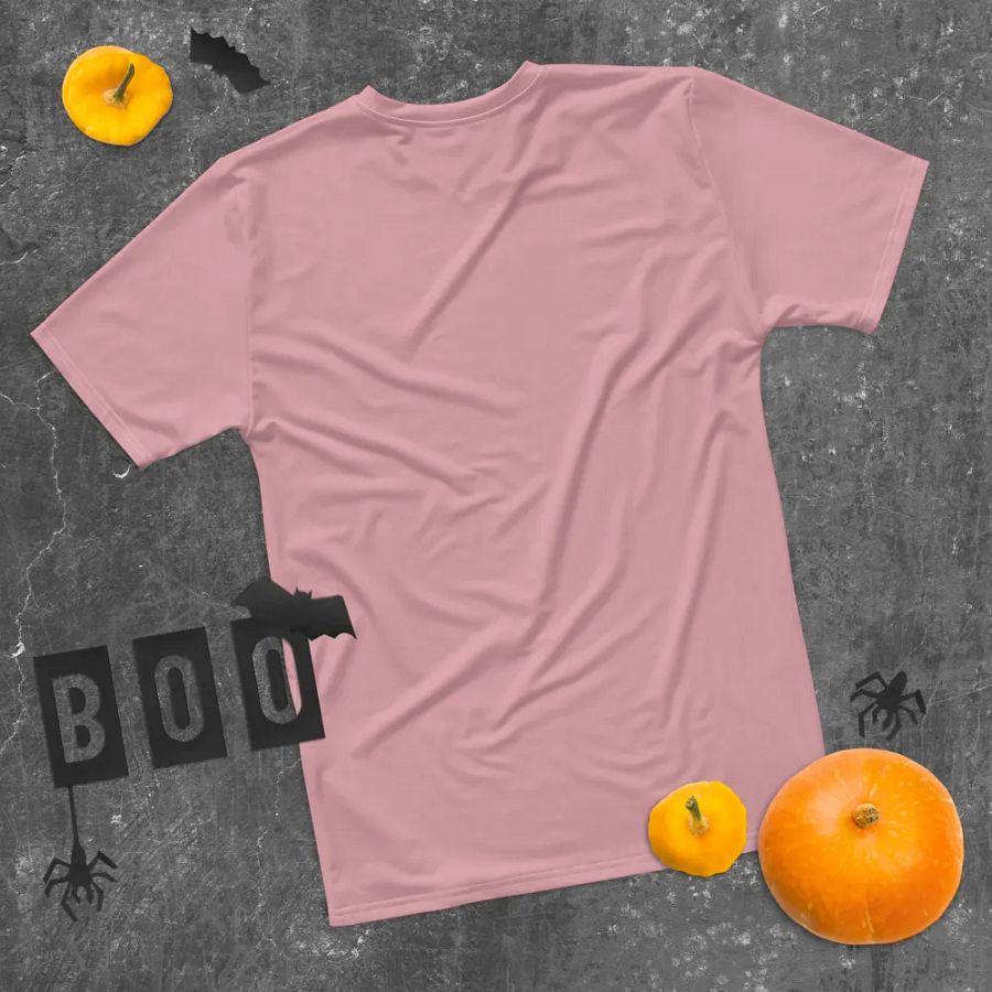 Plain Dusty Light Pink Soft Summer Men's Crewneck Polyester Heavyweight Premium T-Shirt by Treasure Pie product image (11)