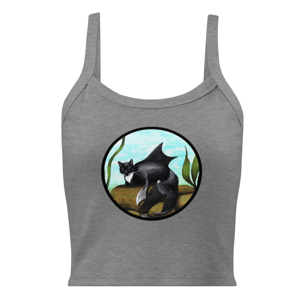 Mermeow Tuxedo Crop Tank product image (1)