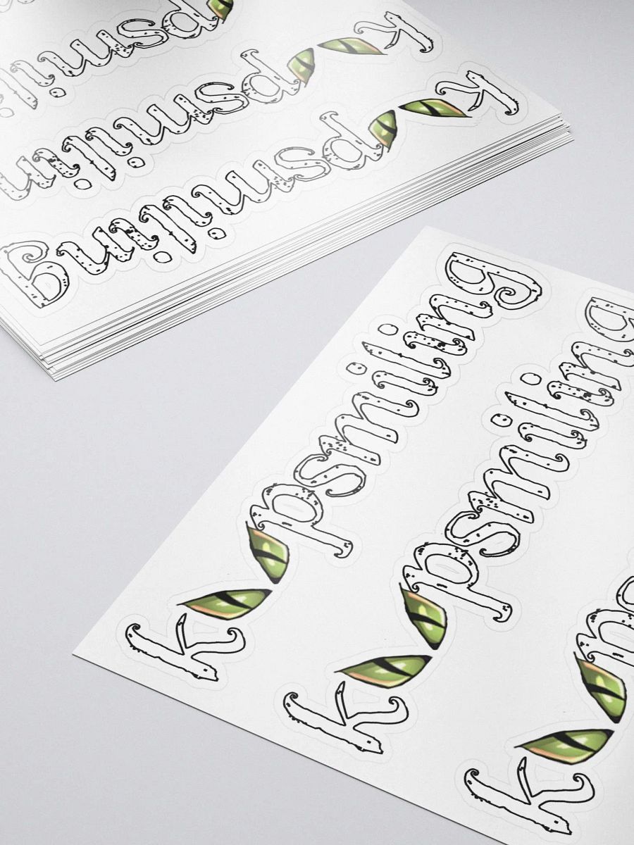 Keep Smiling w/eyes and white text sticker product image (5)
