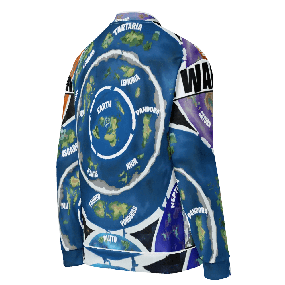 Premium All Over Print Bomber Jacket Beyond The Ice Wall Map product image (5)