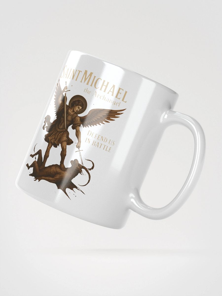 St Michael Defend Us In Battle Mug product image (4)