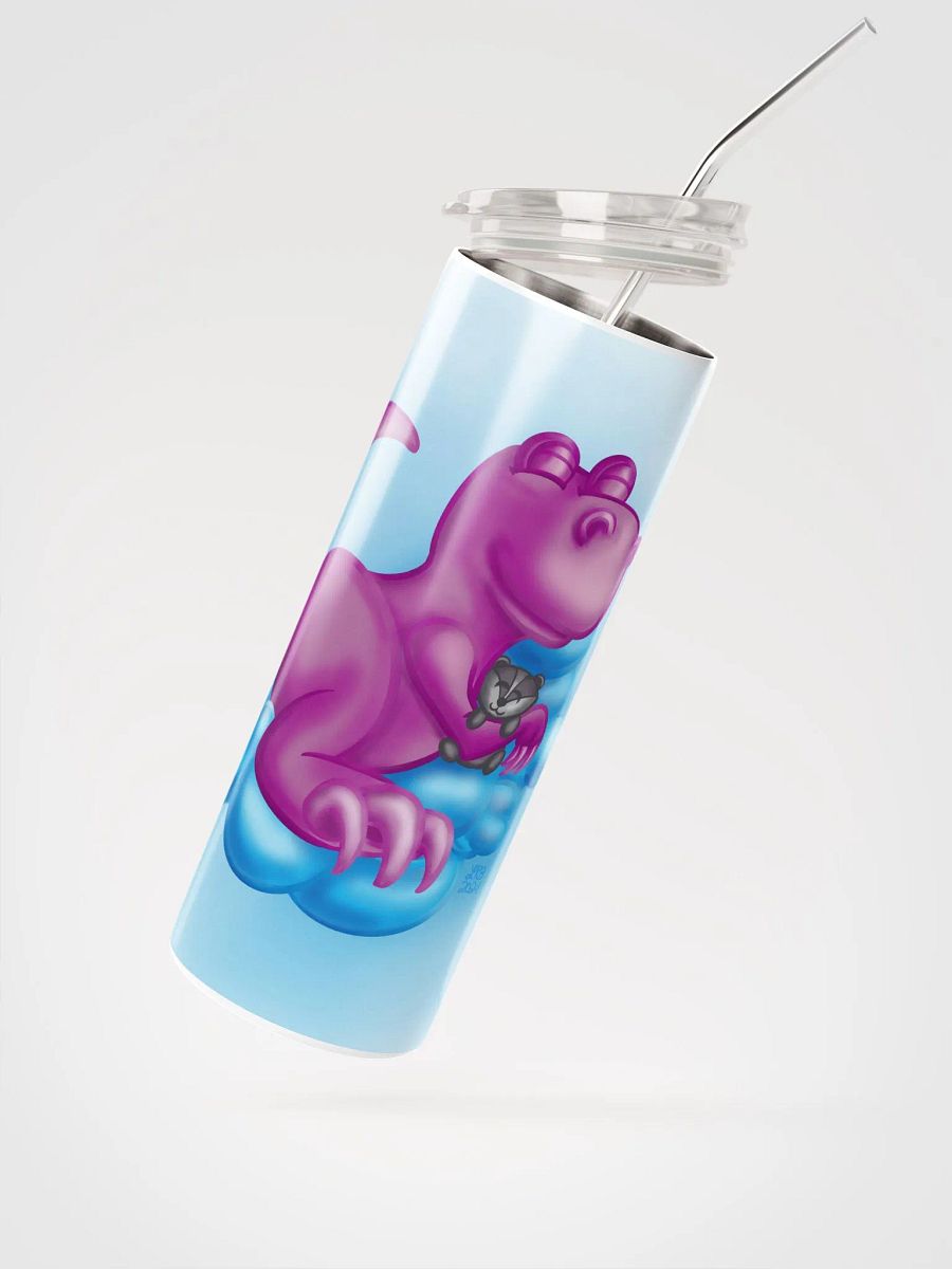 Sleepy Dino Stainless Steel Tumbler product image (1)
