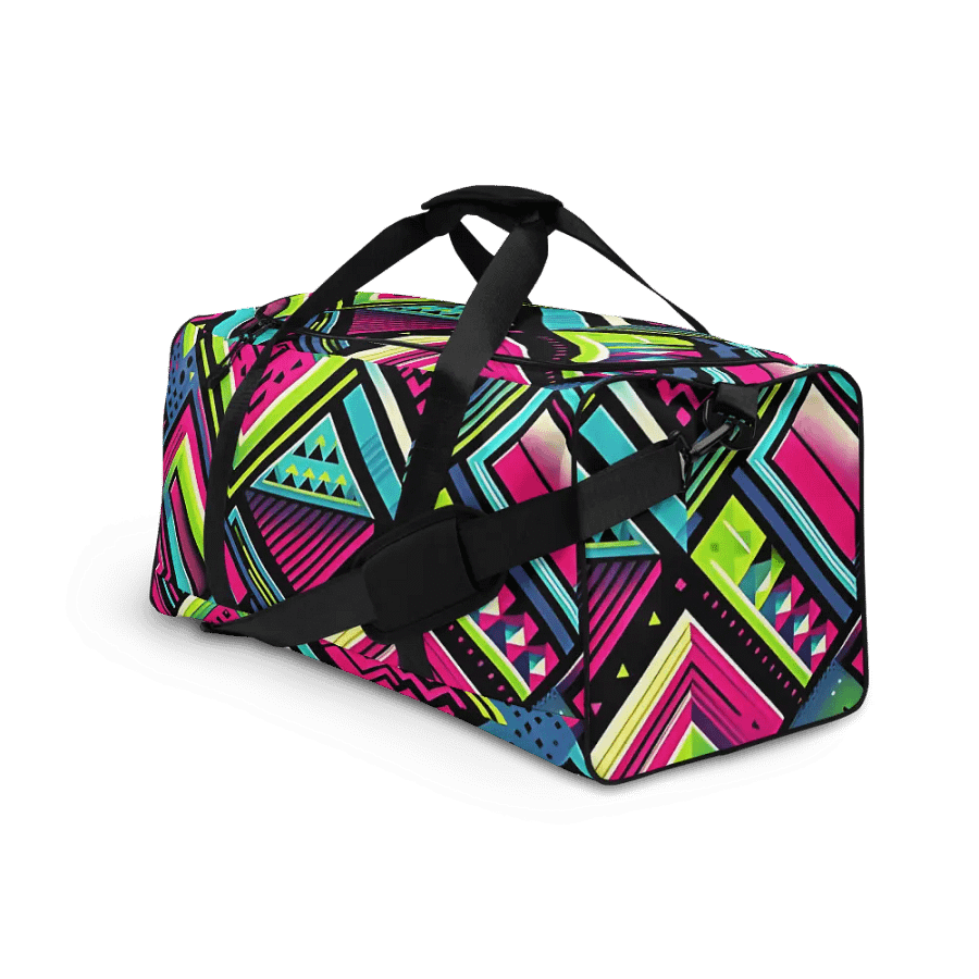 Neon Pop Art Duffle Bag product image (10)