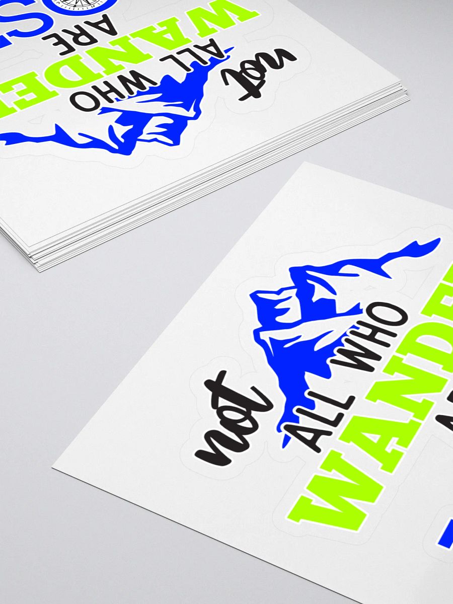 Not All Who Wander Are Lost v2 Kiss Cut Stickers product image (4)