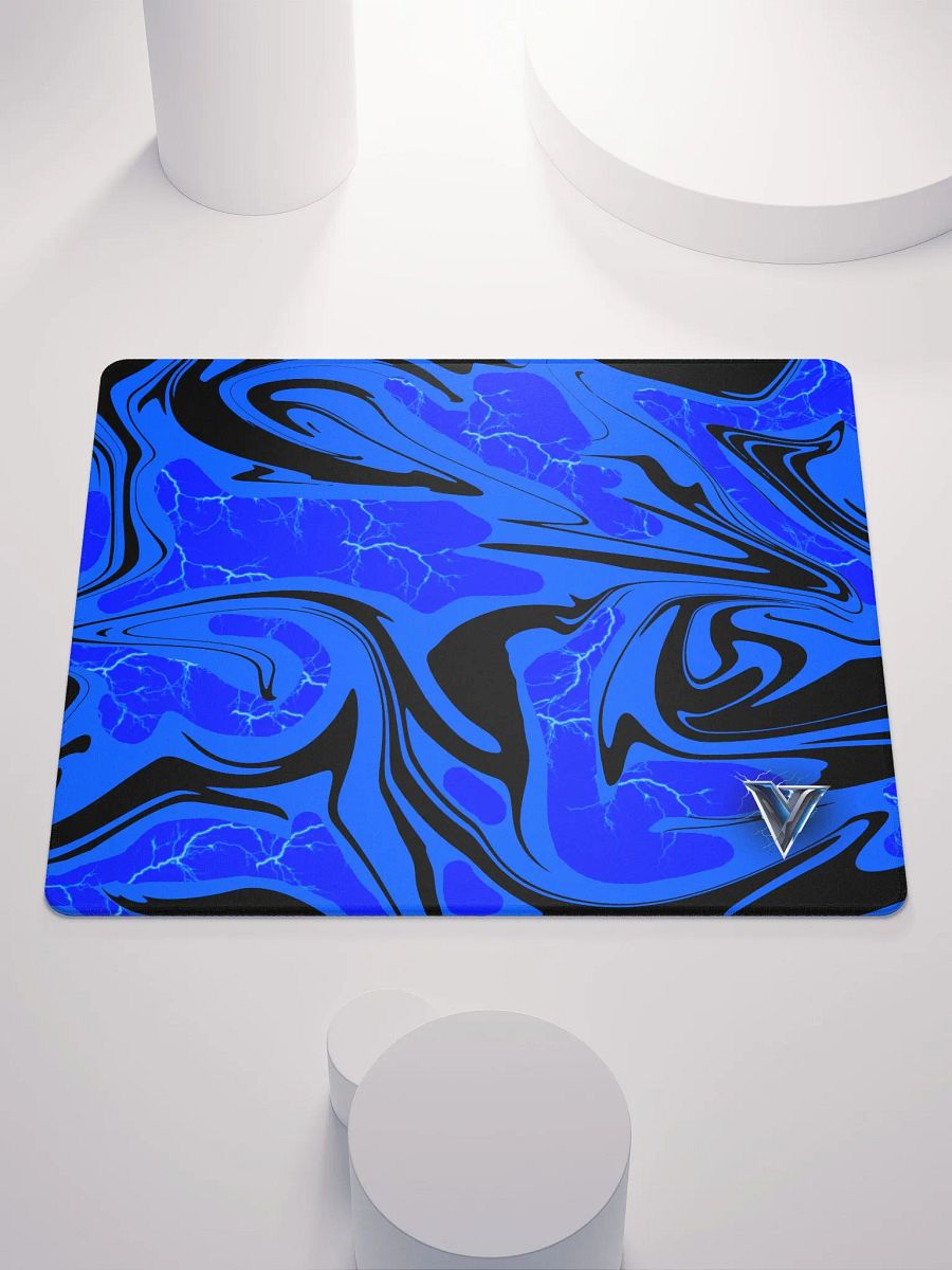 Black x Voltage Blue Gaming Mouse Pad product image (1)