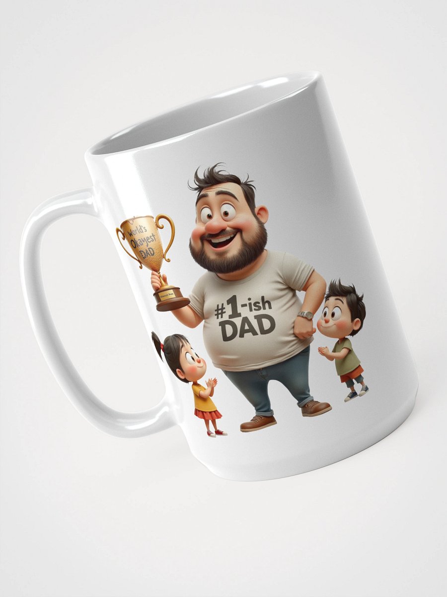 World’s Okayest Dad – Funny Cartoon Father’s Day Design product image (3)