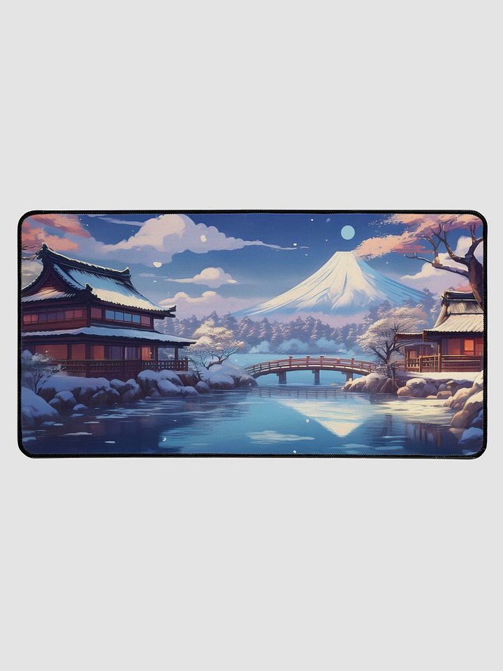 Tranquil Winter Large Desk Mat (15.5 x 31.5) product image (2)