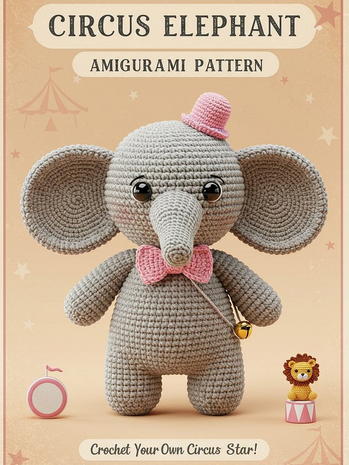 Crochet Elephant Pattern product image (1)