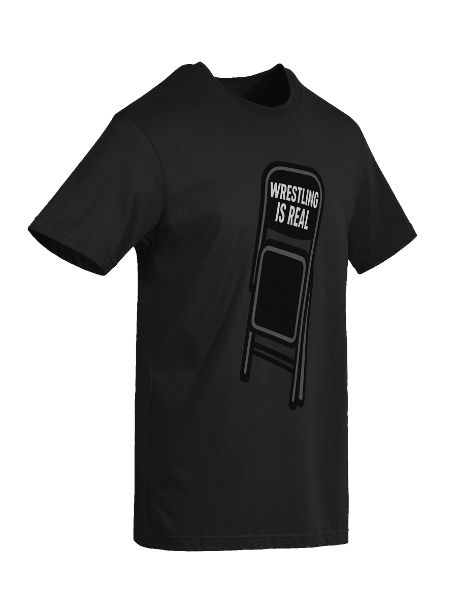 Wrestling Is Real - Black Shirt product image (9)
