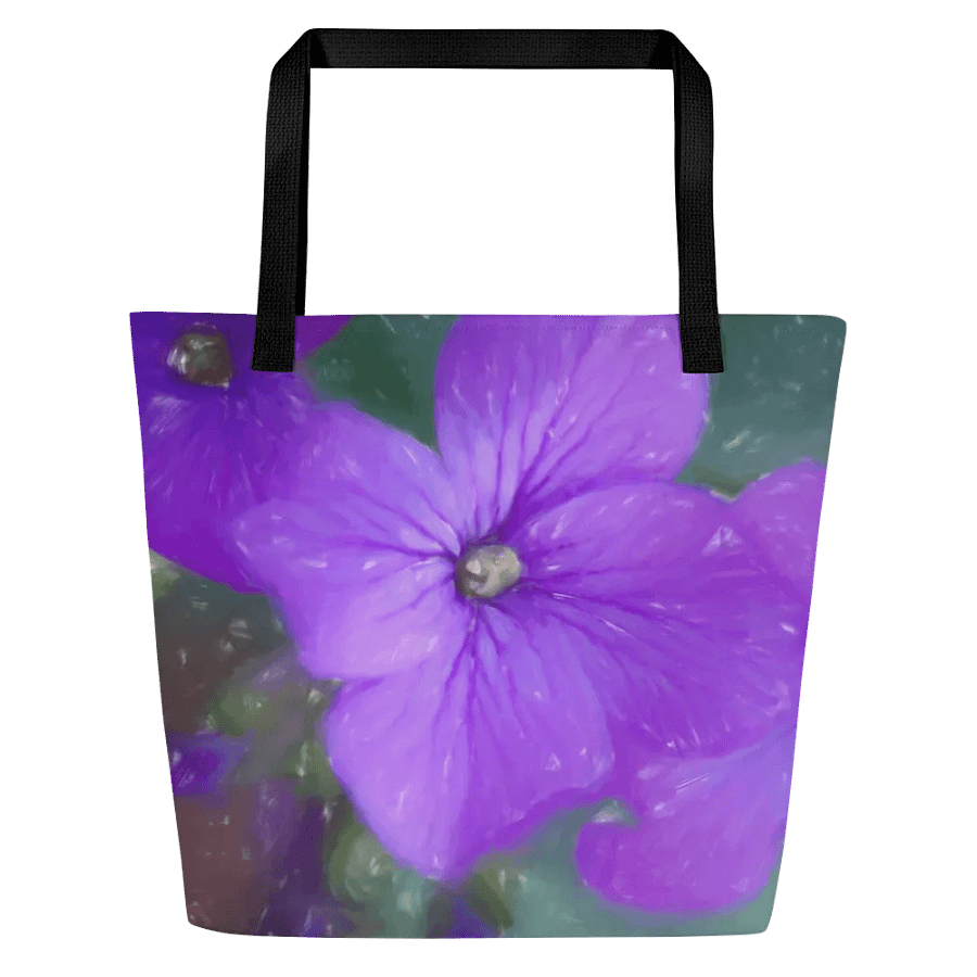 Vibrant Floral Symphony Tote Bag product image (1)