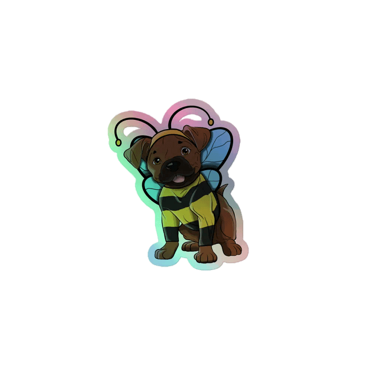 Boris The Pittie Bee Sticker product image (1)