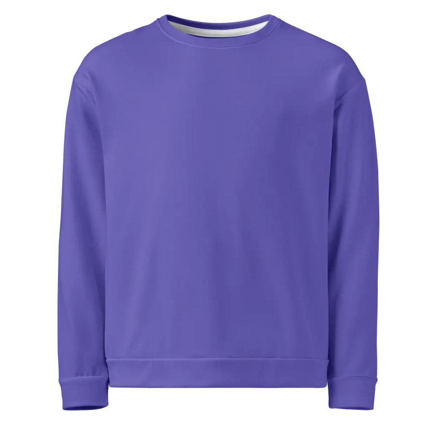 Plain Purple Light Summer Unisex Recycled Polyester Heavyweight Premium Sweatshirt by Treasure Pie product image (1)