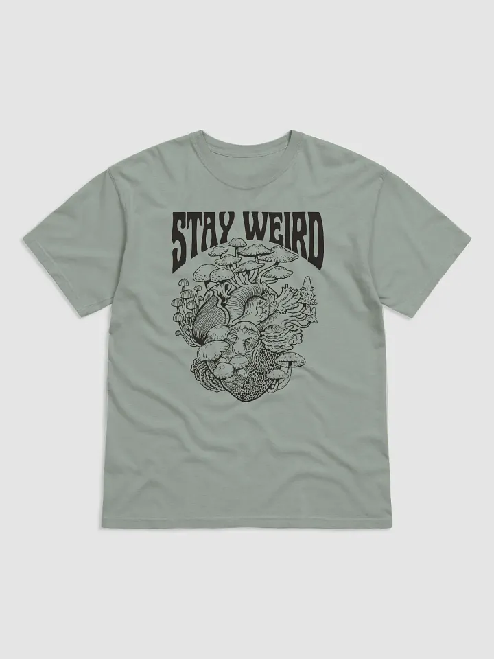 Stay Weird Tee | Cottagecore, Fairycore, Forestcore, and Goblincore T-Shirt for Mushroom Lovers product image (2)