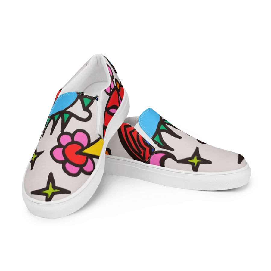 Men's Whimsical Doodle Dreams Slip-Ons product image (10)