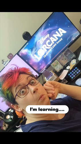 I've fallen down a new hyperfixaion and can't stop 😍💜 won't stop 🏰 🐭 now just learning how to play.... #lorcana #disney #dism...