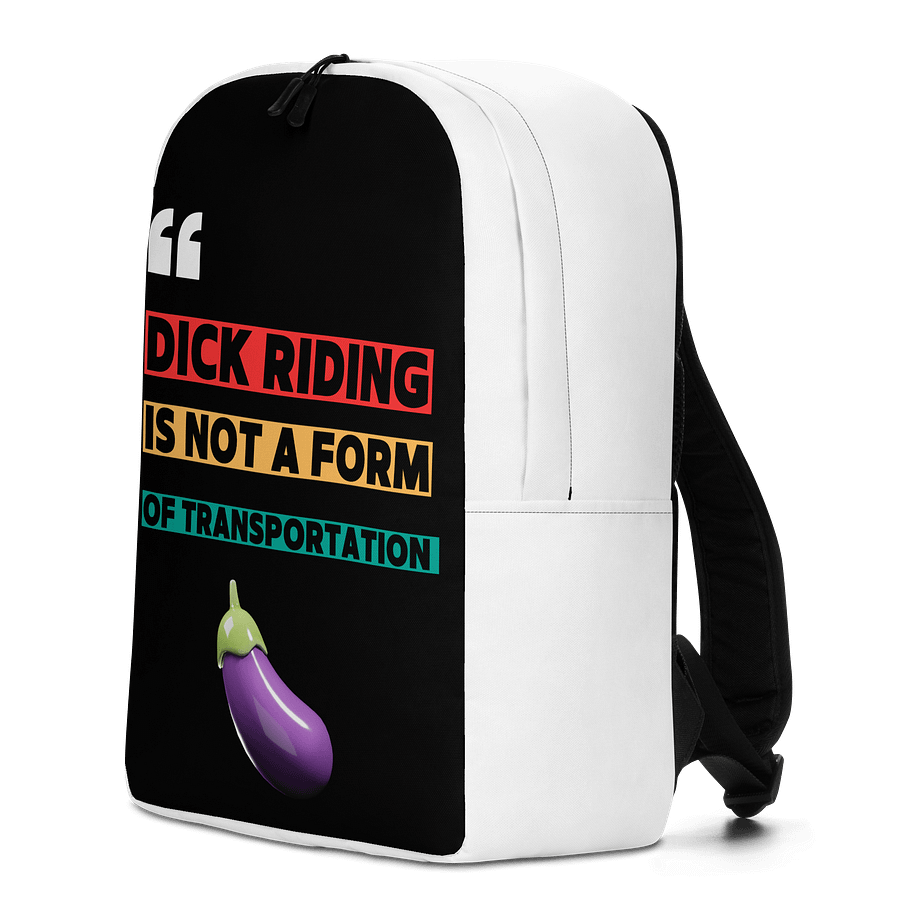 D Riding Is Not A Form Of Transportation BackPack product image (2)