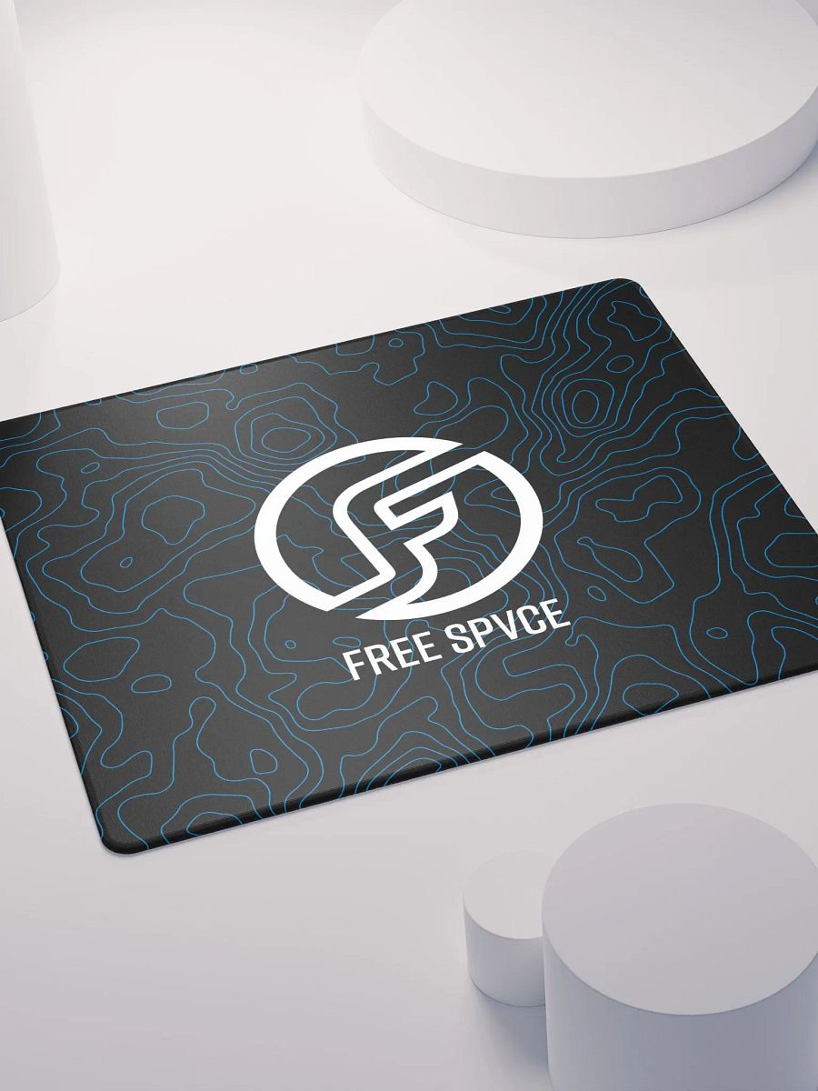 Topographic Black & Blue Mousepad product image (8)