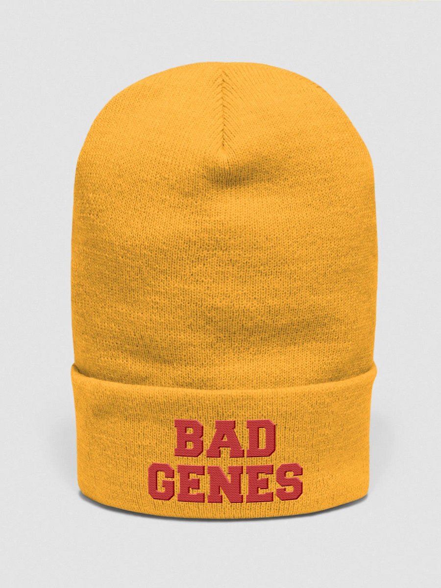 Bad Genes embroidered beanie product image (2)