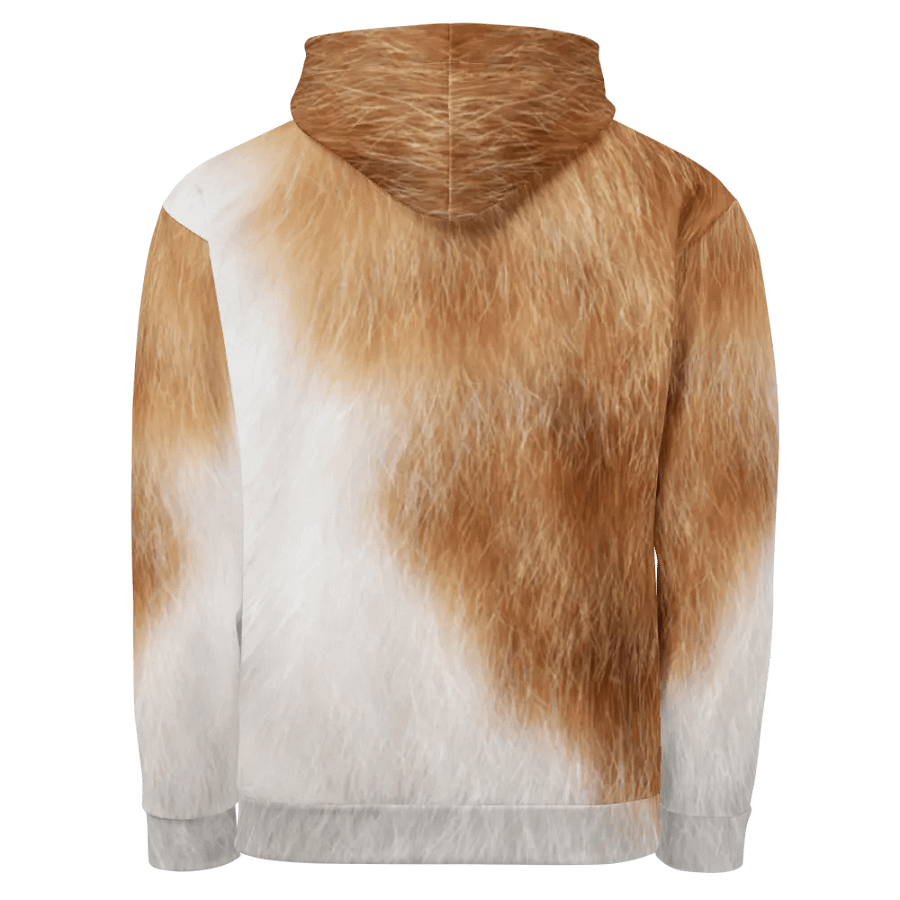 Orange & White Cat Hoodie (Unisex) product image (9)