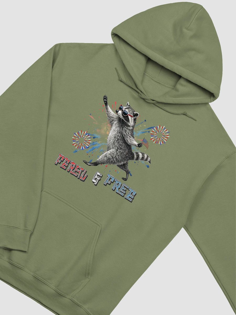 Feral And Free Raccoon Hoodie product image (10)