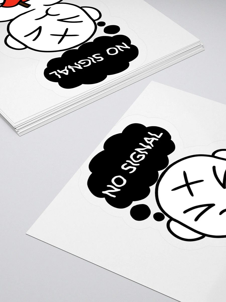 Aphantasia no signal sticker product image (12)