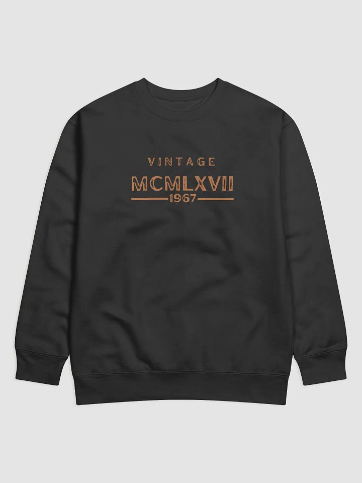 Vintage MCMLXVII 1967 Premium Sweatshirt product image (1)