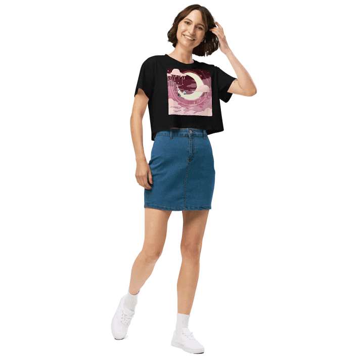 Cotton Candy Skies Crop Tee product image (2)