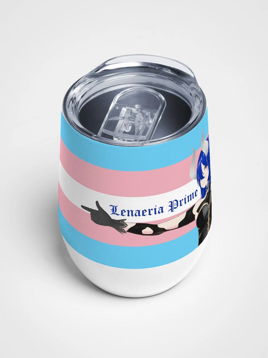 Lenaeria Prime Transgender Flag Wine Tumbler product image (4)