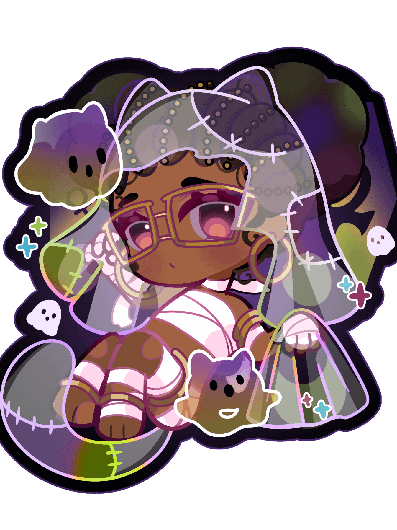 Ghost Momo Sticker product image (2)