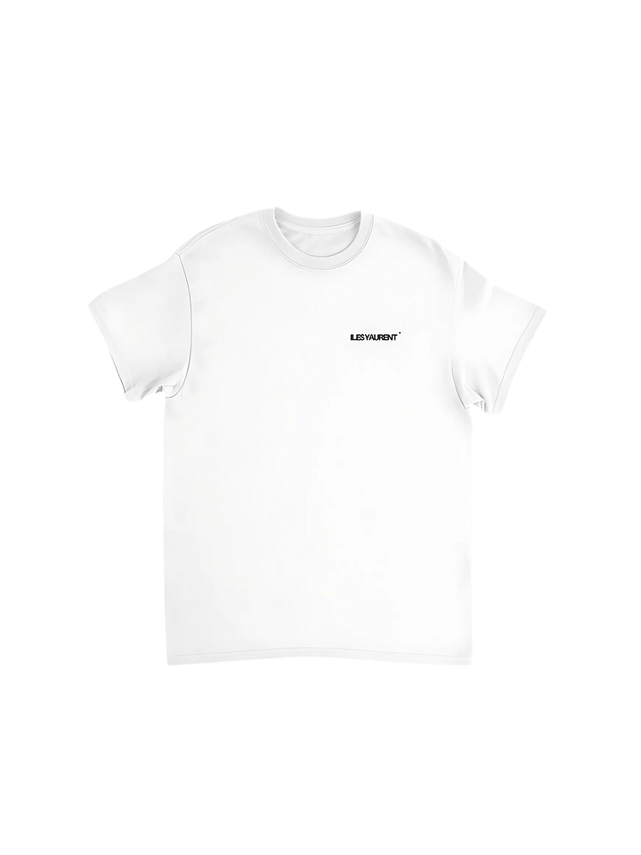 ILES YAURENT © Maglia bianca latte in cotone con motivo ricamato product image (1)