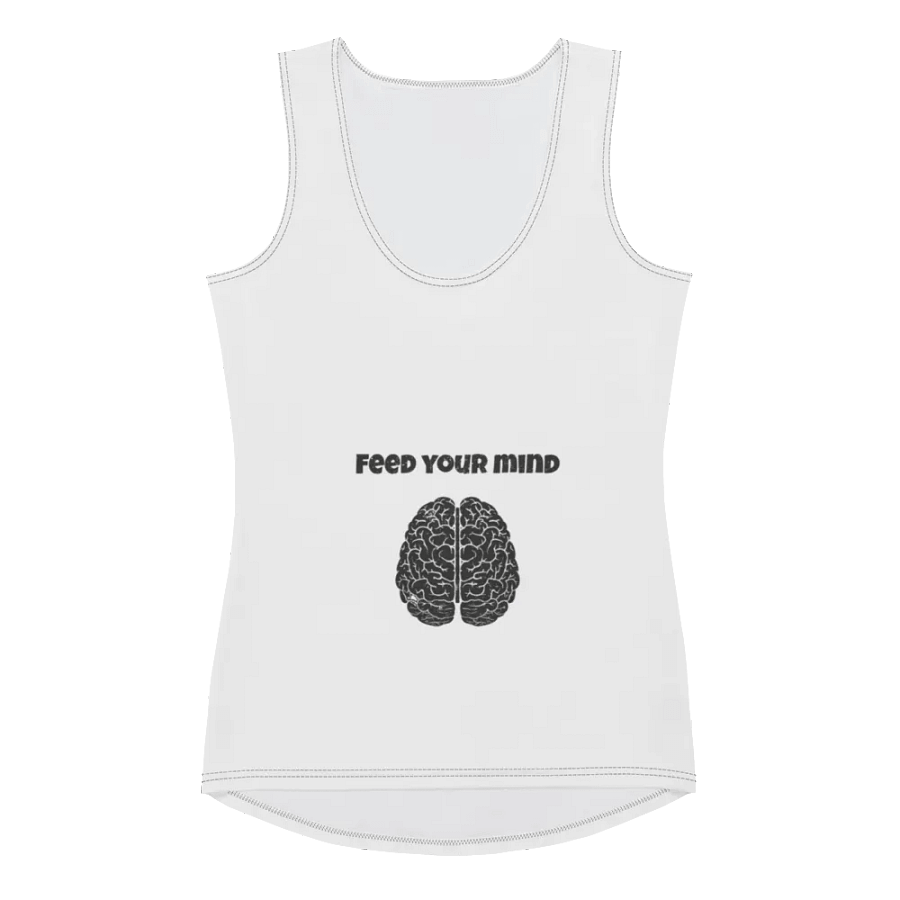 All-Over Print Women's Tank Top - Feed Your Mind product image (3)