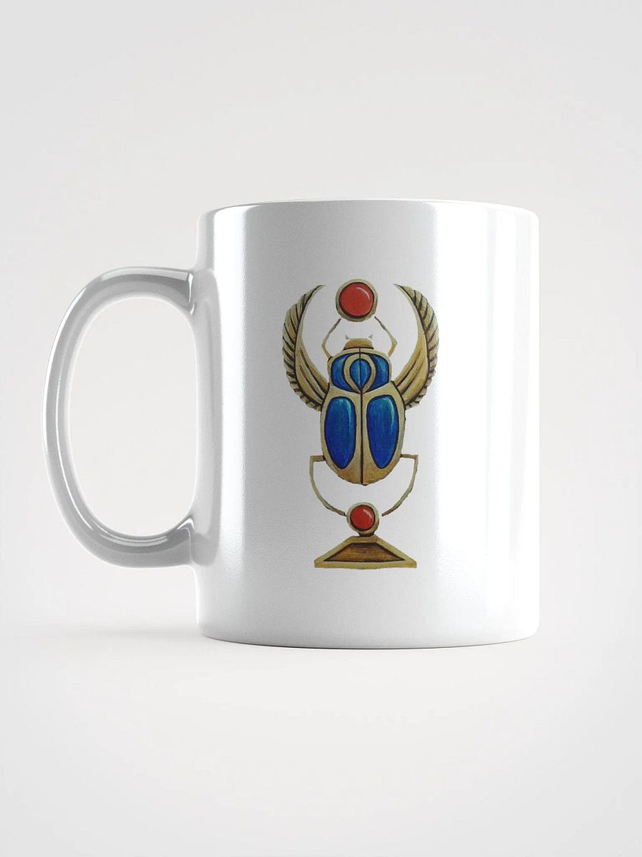Egyptian Scarab Mug (White) product image (17)