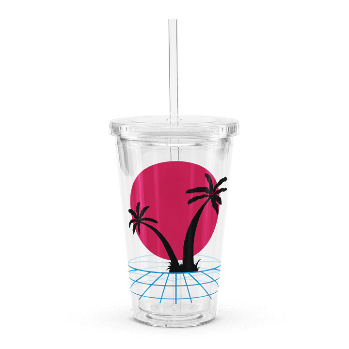 Retro Palm Double Wall Tumbler product image (1)