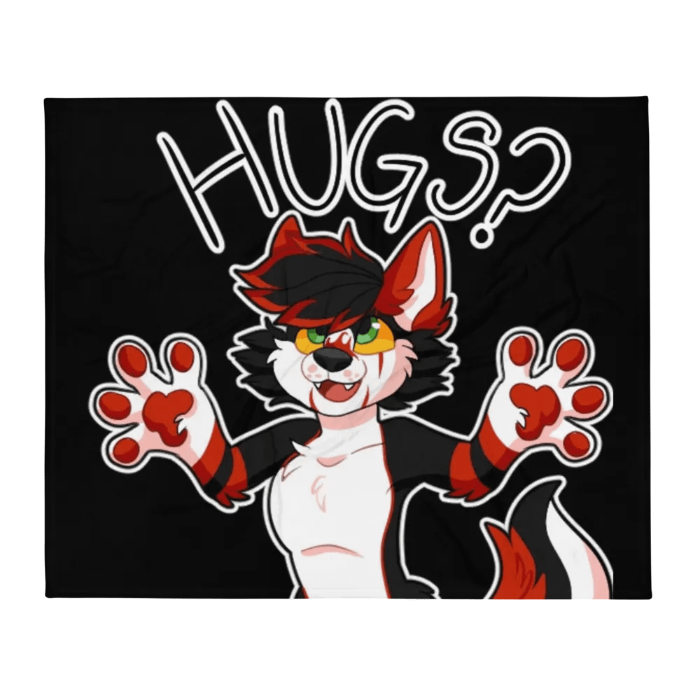 Darksies Hugs Throw Blanket product image (2)