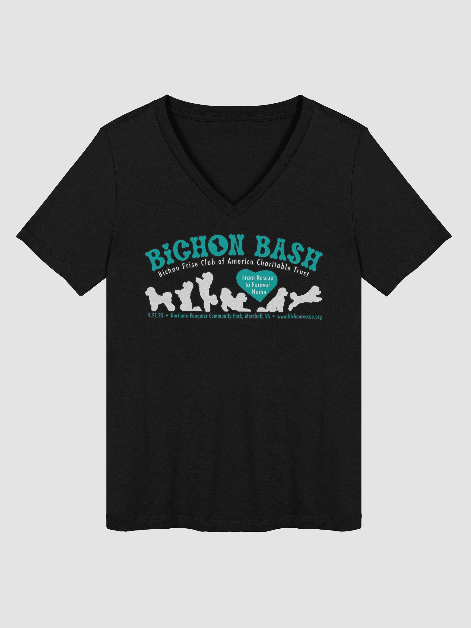 BFCACT Bichon Bash V-Neck product image (4)