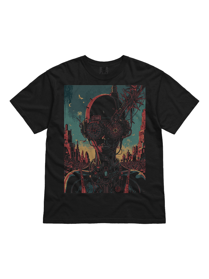 Future Dystopia Glitch Heavyweight T-Shirt product image (1)