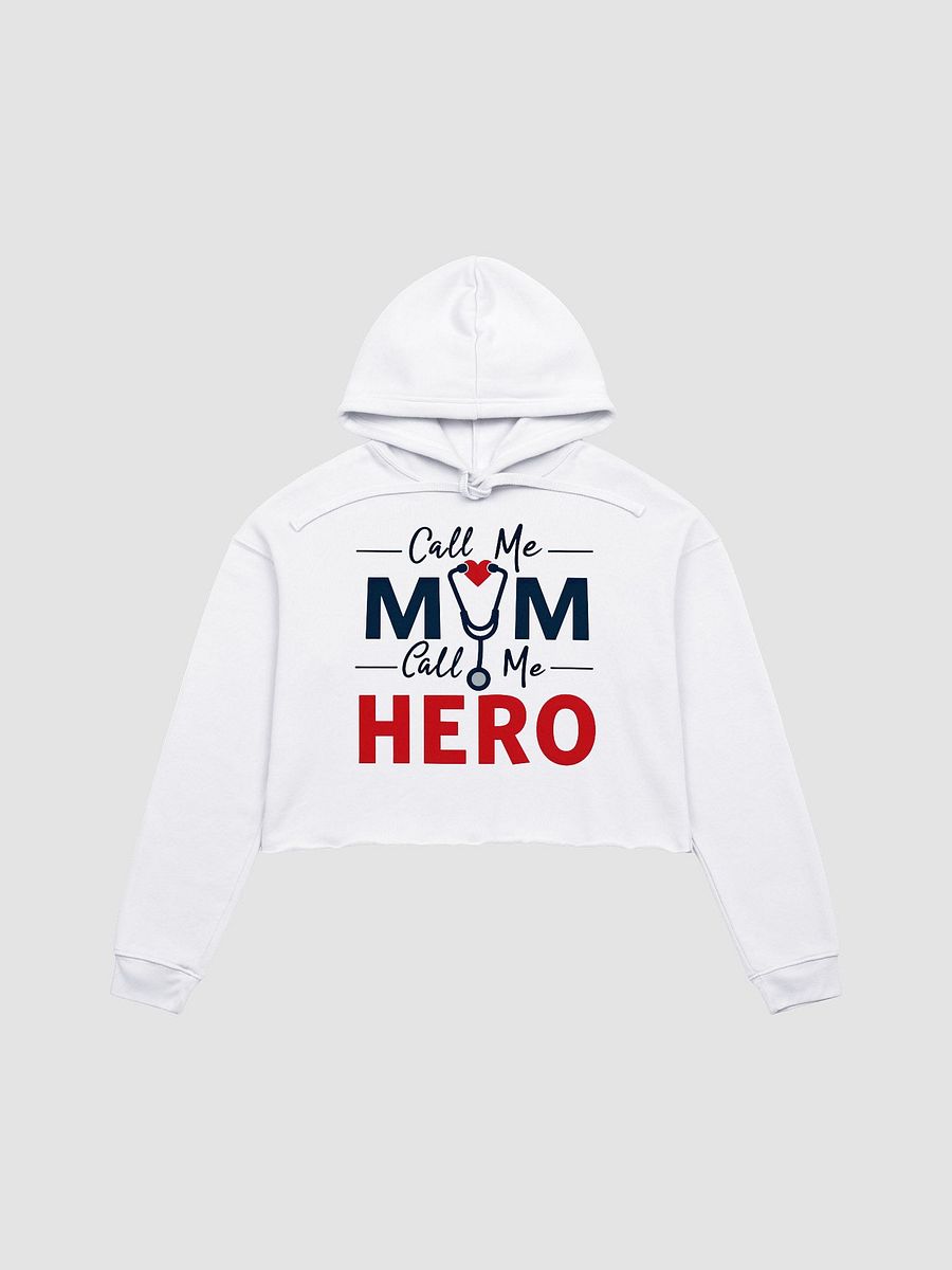 Heroic Mom Crop Hoodie product image (4)