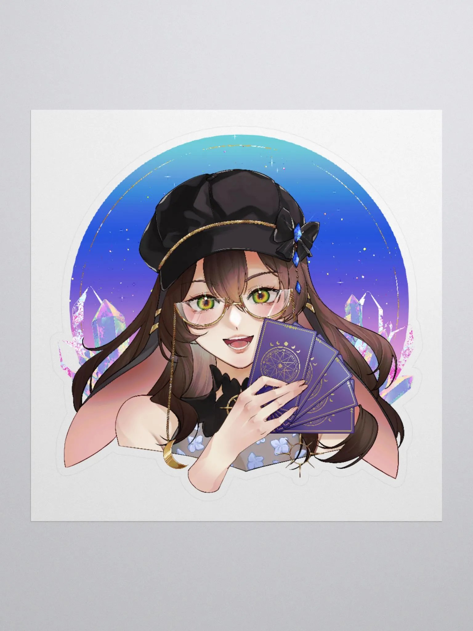 Maevyn Tarot Bust Artwork Sticker product image (1)